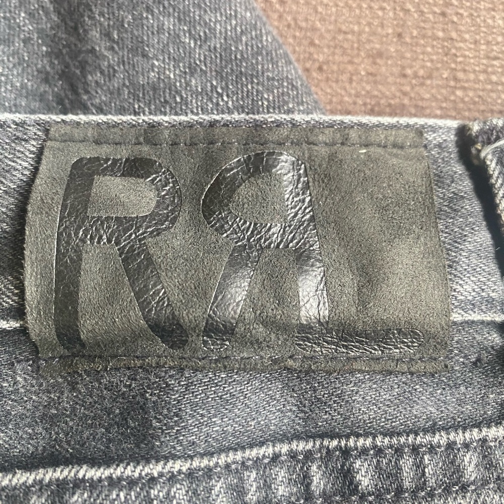 Ralph Lauren RRL Stretch Selvedge Straight Leg Denim Jeans, size 32 Women’s